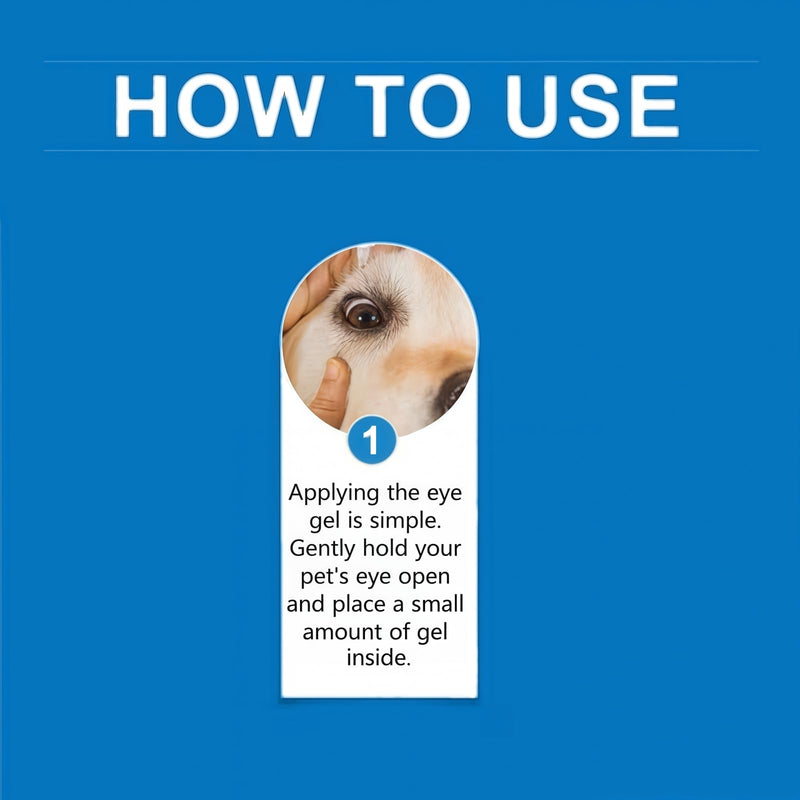 Dog Eye Gel for Gunky Eyes and Dry Eye Drops for Pets,Cat Soothing Eye Gel for Dry Eyes,Pet Eye Care for Dogs and Cats with Dog Eye Cleaner,Effective Eye Drops for Cats and Dogs Eye Gel,5g