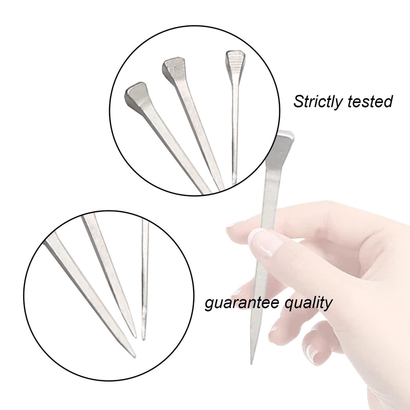 250Pcs E5 Horseshoe Nails, Stainless Steel Horse Hoof Nails Horseshoe Nails for Securing Firmly - BeesActive Australia