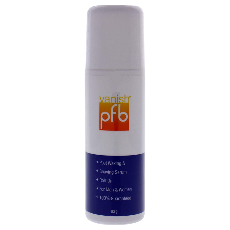 PFB Vanish Razor Bump Stopper Roll On Shaving Gel - Skin Care Treatment for Ingrown Hairs and Razor Burns, 93g