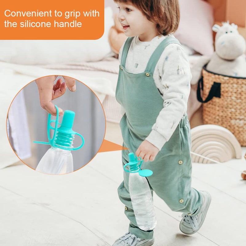 Morlike Living Water Bottle Spout Adapter, Silicone Baby Water Bottle Adapter for Toddlers, Protects Kids Mouth - No Spill ＆ BPA Free(Mix,4 Pack) MIX - 4 PACK - BeesActive Australia
