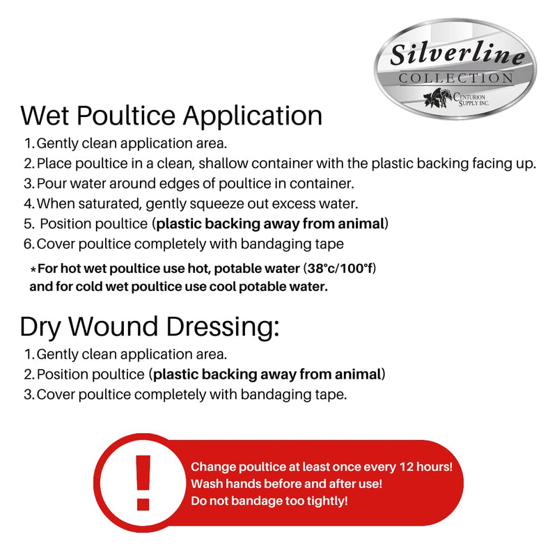 SILVERLINE Poultice Pads Bundle for Horses - BeesActive Australia