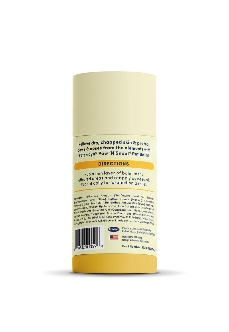 Vetericyn Paw 'N Snout Pet Balm, 2.5 oz