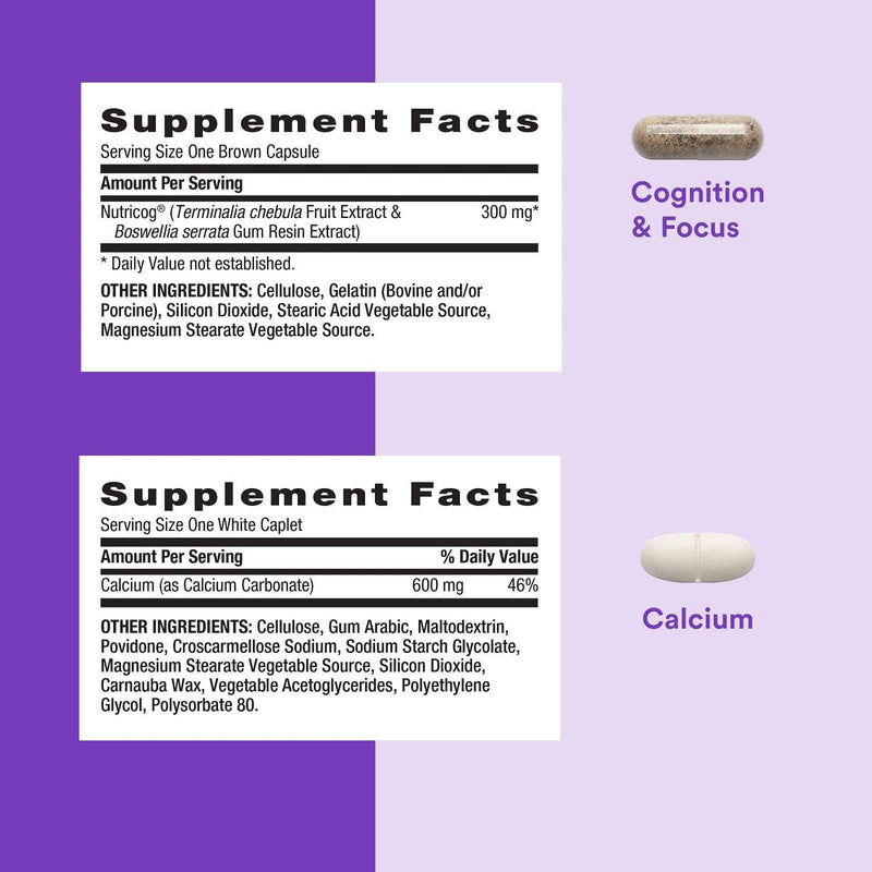 GNC Women's 50 Plus Vitapak Program, 5 in 1 Packet, 30 Daily Packs | Supports Memory with Choline and Ginkgo Biloba, Bone Health with Milk Basic Protein, and Heart Health with Omega 3s 30 Count (Pack of 1)