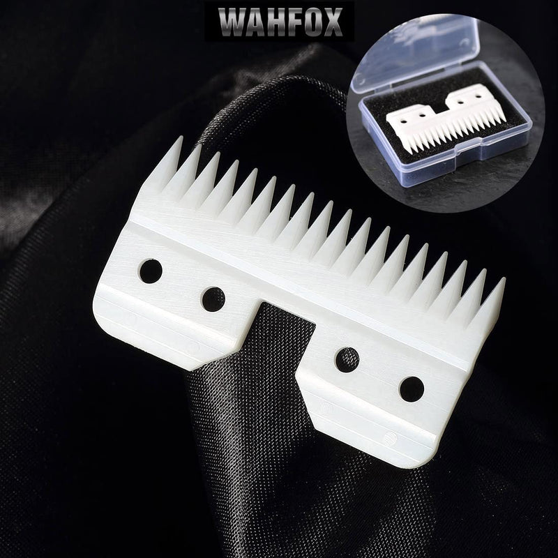WAHFOX 3pcs fast feed ceramic blades for Oster Fast Feed Clipper Oster A5 Fast Feed Ceramic Blades Fast Feed replacement blade A5 replacement blade (3PCS) - BeesActive Australia