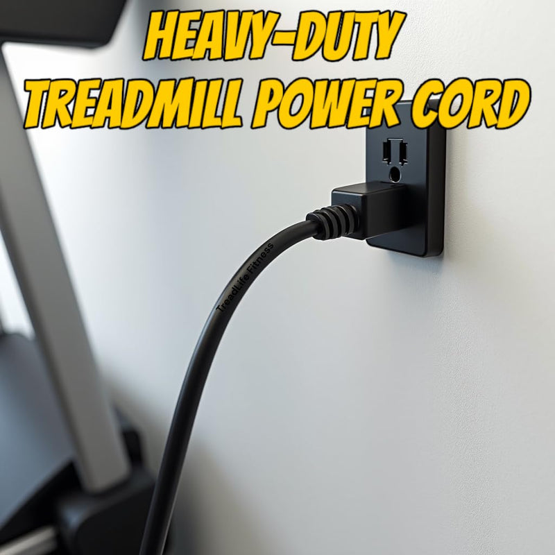 Treadmill Power Cord - Compatible with Sole Treadmills (F63, F65, F80, F83, F85) - 7Ft