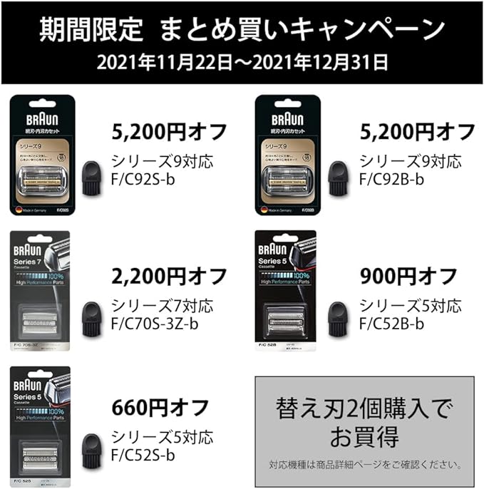 Brown Shaver Replacement Blade Series 5 F / C52B-b Reciprocating Type Rechargeable Black Brush Included -  Australia