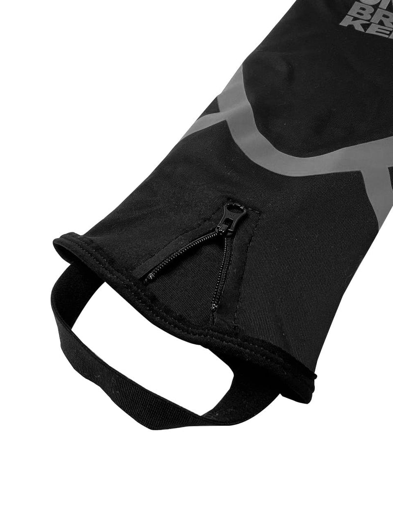 Shin Sleeves Pro Reflective 7mm neoprene, Deadlift, Rope Climb, Box Jumps for Men and Women(ONE Piece) S/M