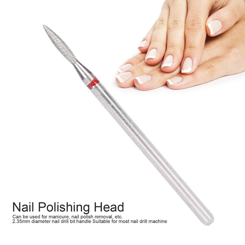 Practical Nail Drill Bits, Nail Drill Bit Set, 50Pcs Nail Polishing Grind Head Replacement Accessory Manicure Tool For Nails Cuticle Clean Pedicure (F-1.8Mm)