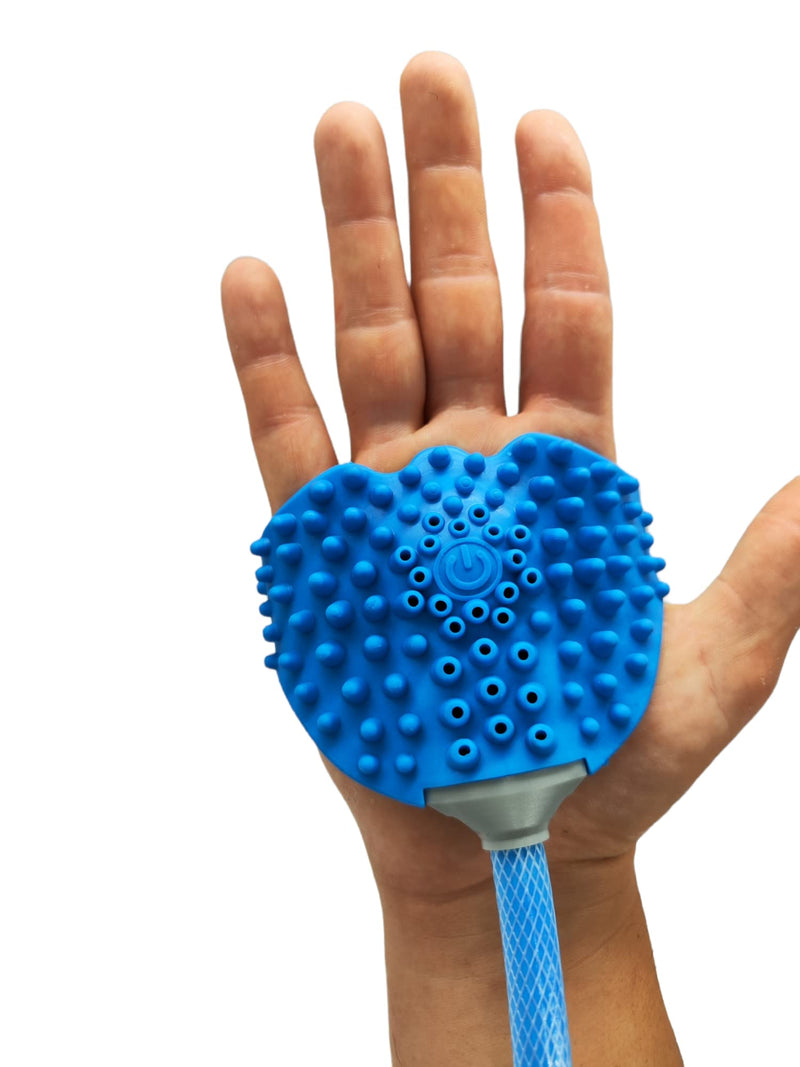 HMH-Shop pet dog shower 5 pieces. Bath kit bath set car wash dog pet shower fur glove shower glove shower head towel cat pet care 1/2 + 3/4 inch hose connection - BeesActive Australia