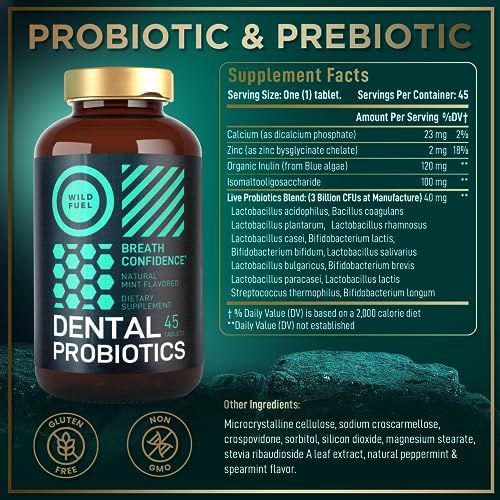 Oral Probiotics Duo – 3B CFU for Bad Breath & Gum Health – 45 + 90 Tablets