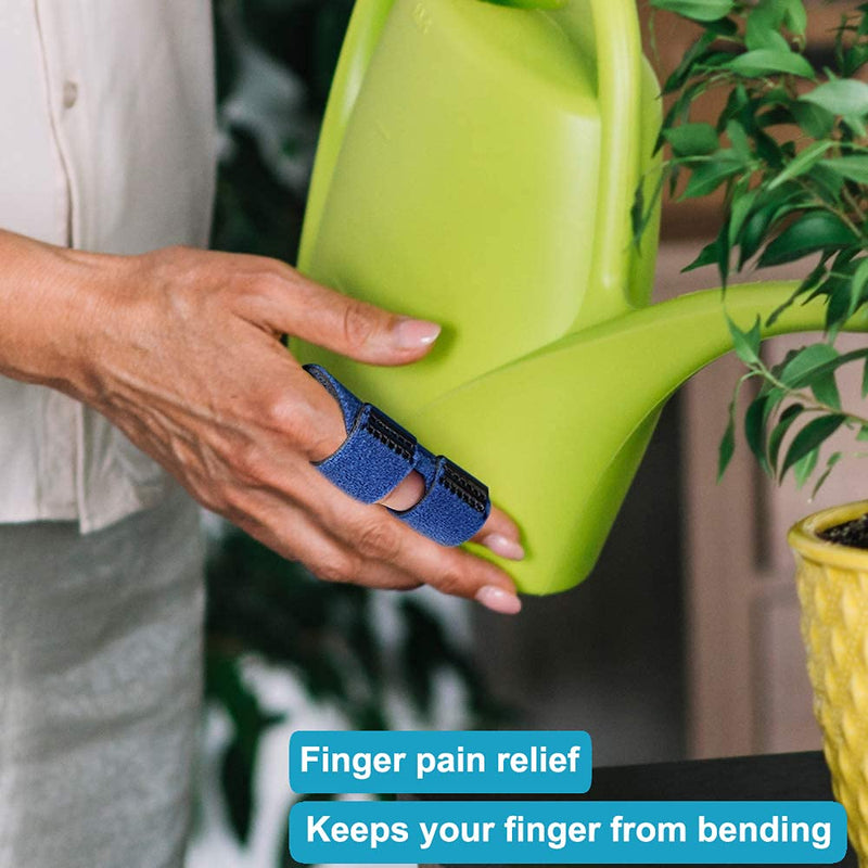 Trigger Finger Splints, Finger Brace for Pain Relief Sport Injuries, Basketball, Senior Tendon Release Blue - BeesActive Australia