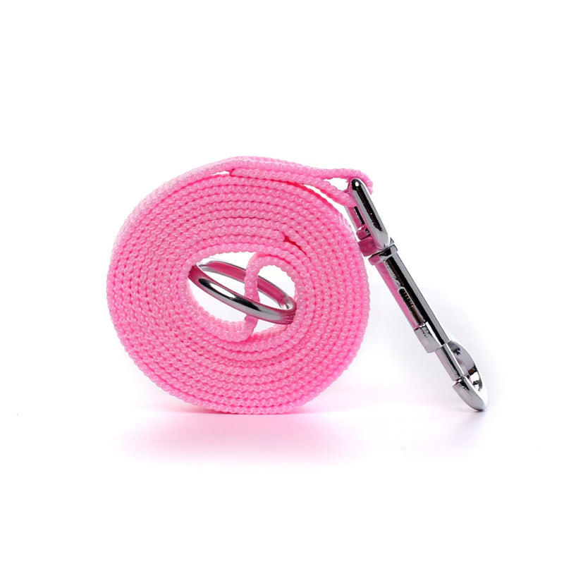 Strong Nylon Dog Leashes, with O-Rings, 4Ft/6 Ft and 10Ft, 1 Inch Wide, for Medium and Large Dogs Walking, Training Or Exploring (Pink, 6ft) pink - BeesActive Australia
