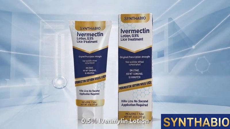 Ivermectin Lotion 0.5% Lice Treatment Lotion, 10-Minute Use, Adults & Kids