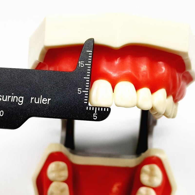 Dental Precision Measuring Ruler Medical Tool Span Measure Scale Endodontic Instruments Dentistry for Photography and Dentistry