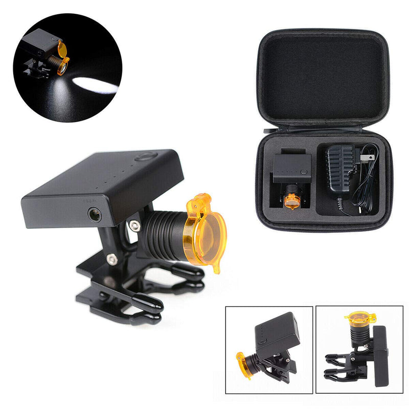 3W Headlight Clear Square Spot with Plastic Clip Type