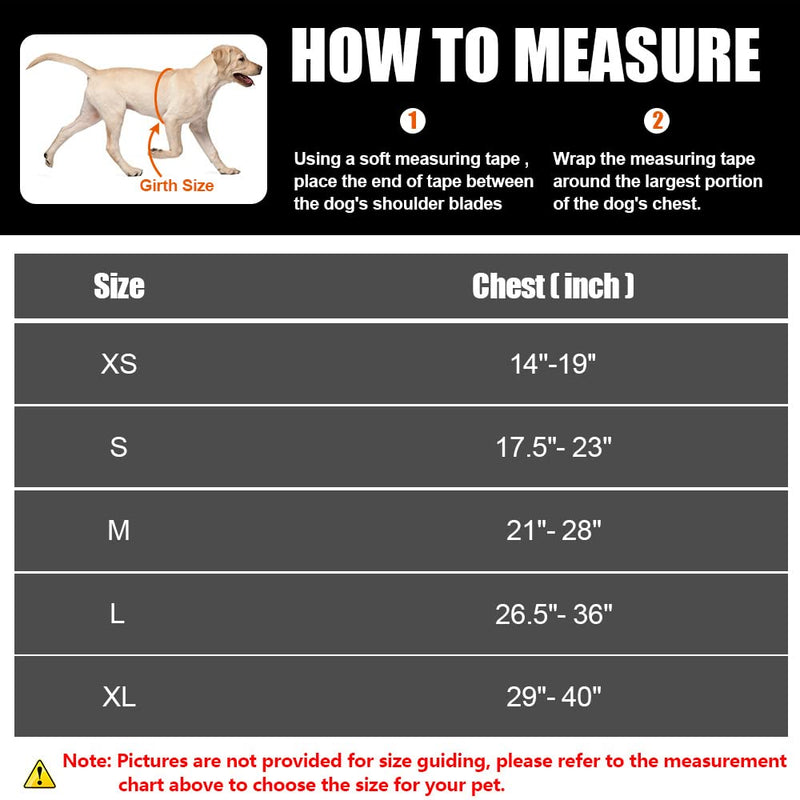 Service Dog Vest Harness and Leash Set, Animire in Training Dog Harness with 10 Dog Patches, Reflective Dog Leash with Soft Padded Handle for Small, Medium, Large, and Extra-large Dogs (RED,S) S Red - BeesActive Australia