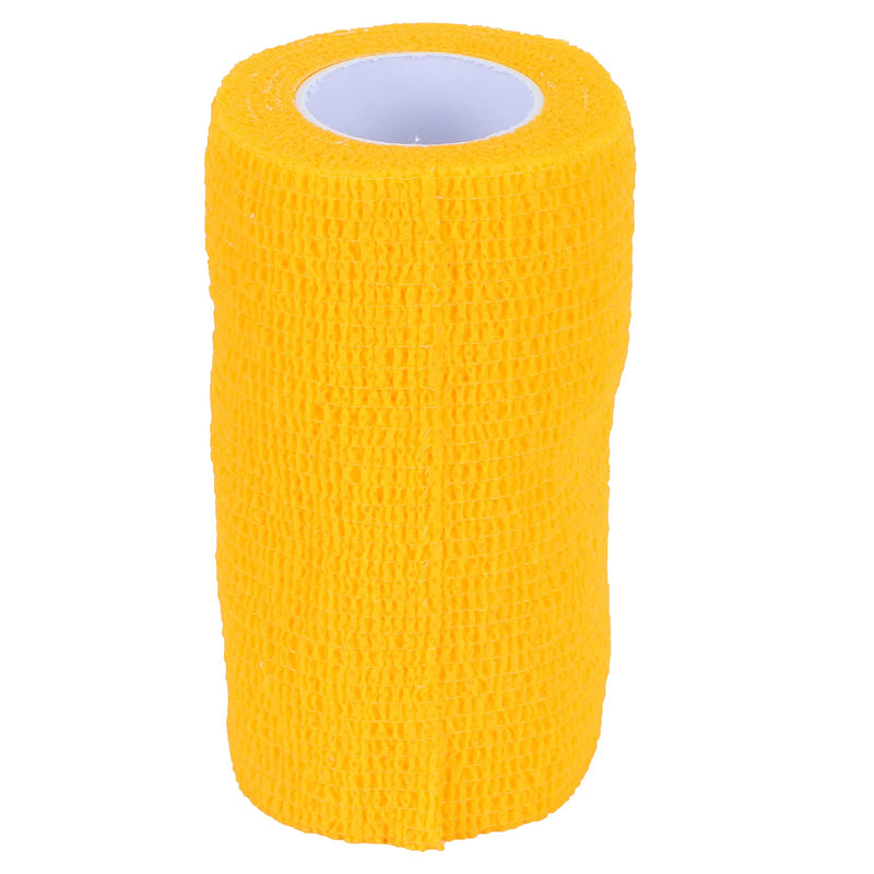 Yellow Non-Woven Cow Hoof Repair Bandage, Cohesive Tape Wrap for Pasture Farm Cattle Hoof Vet Wrap Trimming Supplies - BeesActive Australia