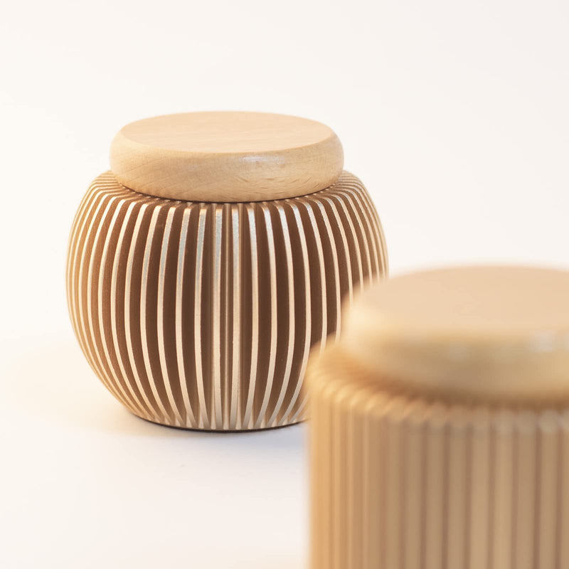 Small urn for human ashes, handcrafted urn, beautiful small keepsake, urn, mini urn spherical - BeesActive Australia