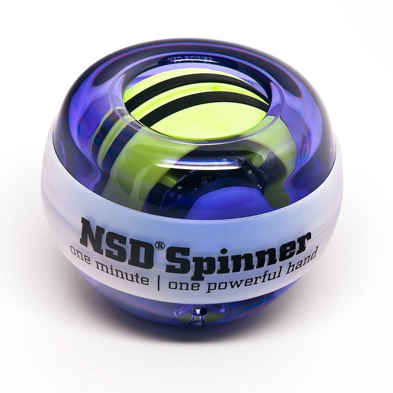 Auto-Start NSD Rainbow Lit Spinner Gyro Ball – Up to 15,000 RPM Premium hand strengthener and wrist exerciser for grip strength training, forearm workout, and pain relief; durable and portable - BeesActive Australia