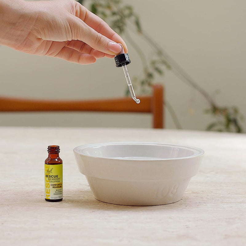 Rescue Pet Dropper | Calming Drops for Dogs, Cats & Pets | Bach Original Flower Essences | 20ml | Pet-Friendly Support for Stress, Travel, Fireworks & Separation Anxiety Day Dropper