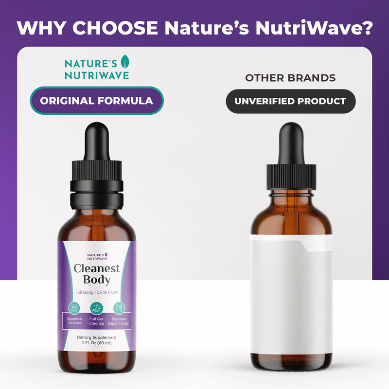 Cleanest Body Drops – Fennel Seed & Marshmallow Root – 1 Month Supply | Fennel Seed, Marshmallow Root & Peppermint Oil | Non-GMO, Made in USA | Take by dropper, mixes into water 2 Fl Oz (Pack of 1)