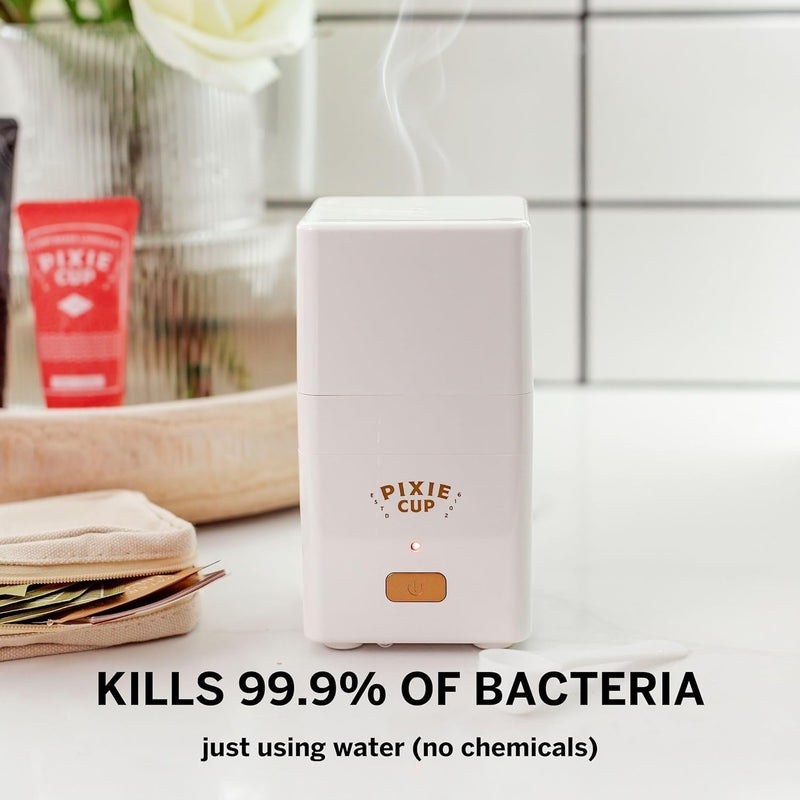 Menstrual Cups with Sterilizer - Ranked 1 for Most Comfortable Soft Reusable Period Cup - Kills 99.9% of Germs with Cleaner Steamer - Wash Your Cup in 3 Minutes! - Compact Sanitizer Kit 1 Count (Pack of 1) - BeesActive Australia