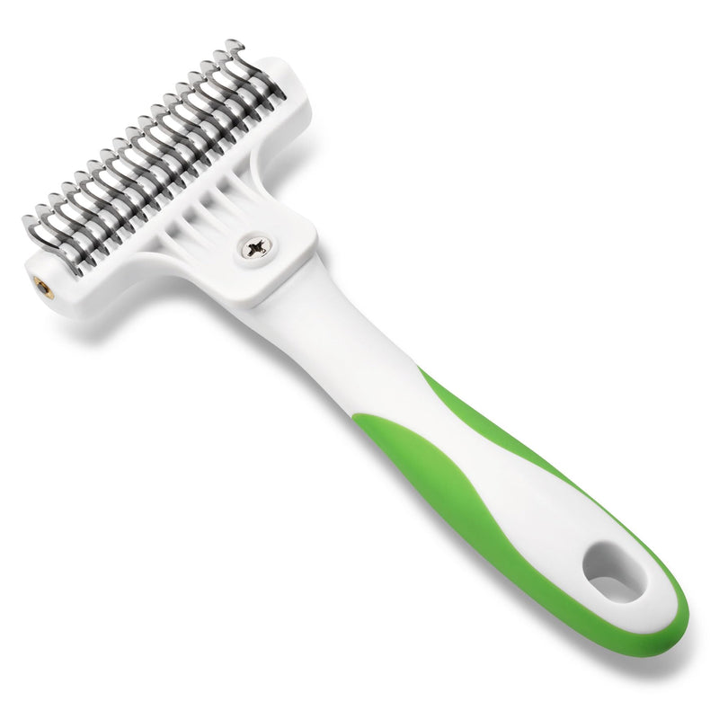 Andis Deshedding Tool - Dog Deshedding Brush - Effectively Removes Undercoat - Deshedding Brush for Dogs and Cats - Helps Strip Fur and Reduce Hair Loss - Rubber Handle - BeesActive Australia
