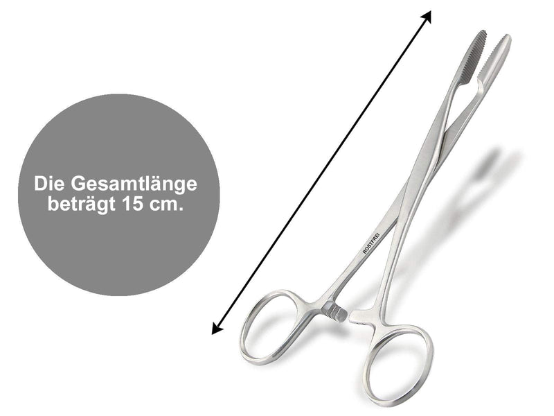 Animal hair remover hair plucking pliers for dogs horses made of stainless steel for right-handed and left-handed people 15 cm - BeesActive Australia