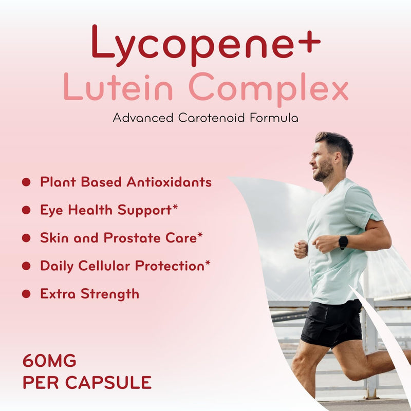 Lutein & Lycopene Carotenoids Supplement - High Absorption Lutein and Lycopene Supplements for Men & Women for Antioxidant Skin and Eye Health Support - Formulated in American cGMP Lab (200 Capsules) Lutein & Lycopene