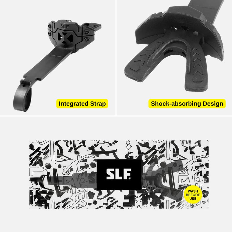 Faith Cross Black X Football Mouthguard - BeesActive Australia