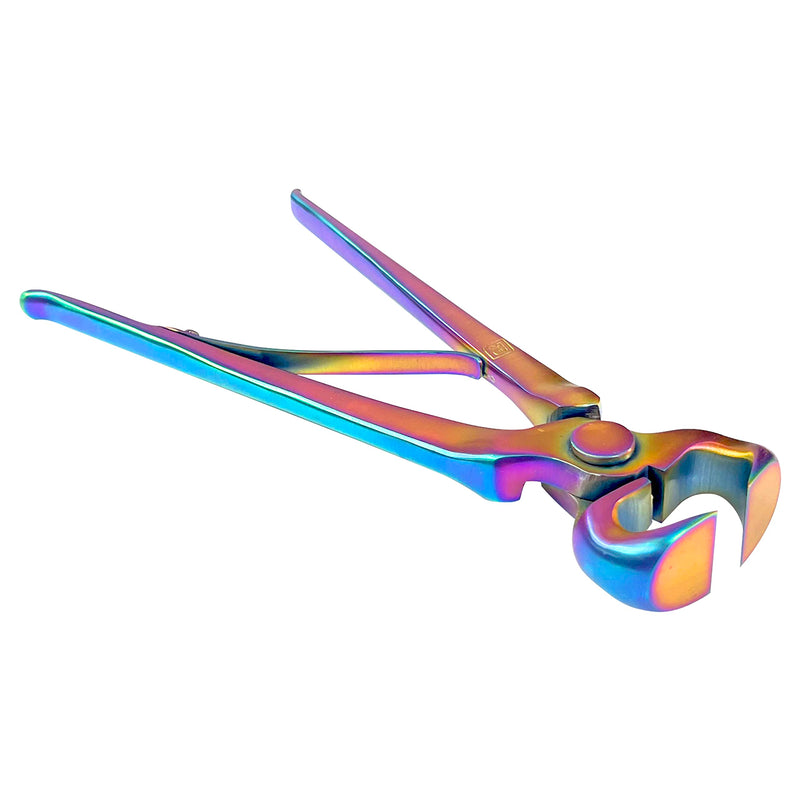 Farrier Hoof Nippers Rainbow Loaded Spring Horseshoe Trimmer Farrier Tools Pony Hoof Nippers Small Ferrier Tool Horse Nippera Herramientas Para Caballos 10 Inches - BeesActive Australia