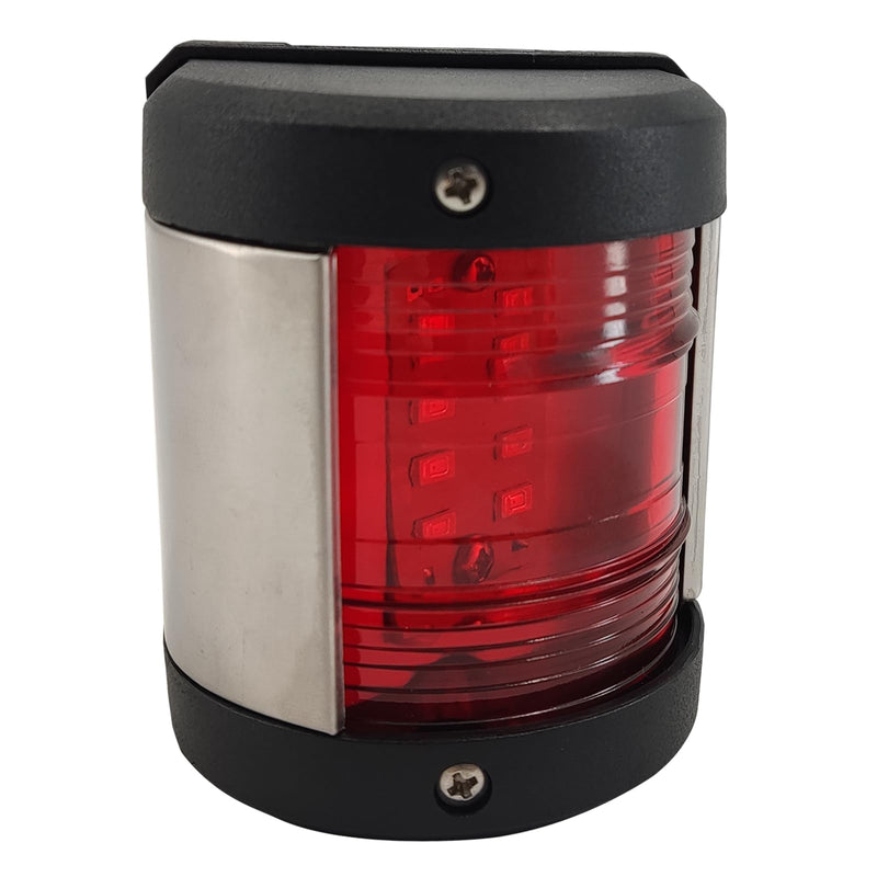 Marine Boat LED Navigation Light Green Starboard,Red Port Side,White Stern 3Pcs Black ABS Waterproof IP66 - BeesActive Australia