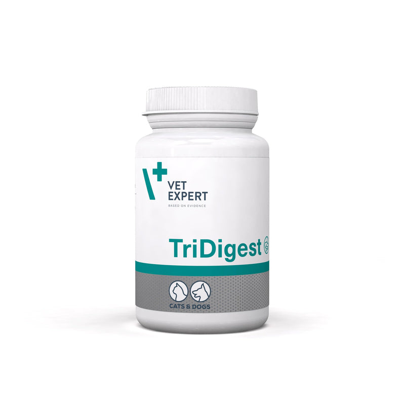 Vet Expert TriDigest Digestive Support for Dogs & Cats - Multi-Functional Formula for Stomach, Liver and Pancreas, 40 Tablets