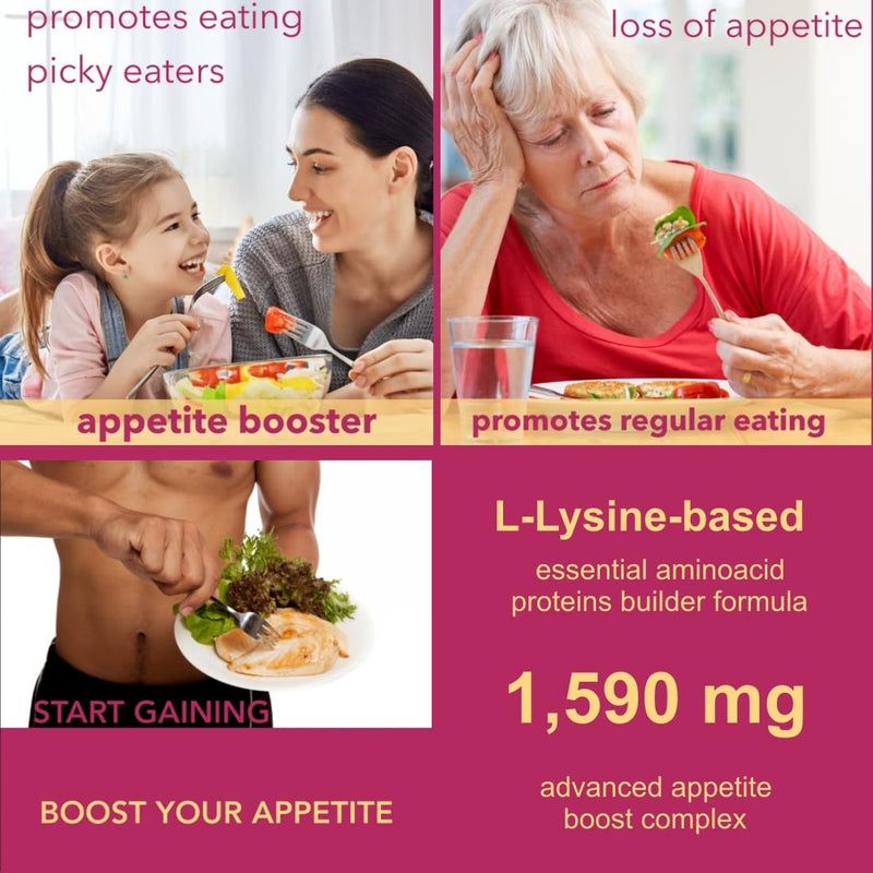 Gainer Gummies for Women Men Elderly and Kids | Clinically Studied Ingredients | 10 in 1 with L-Lysine Gentian Root Vitamin B | Non-GMO Sugar Free Vegan | 60 Count