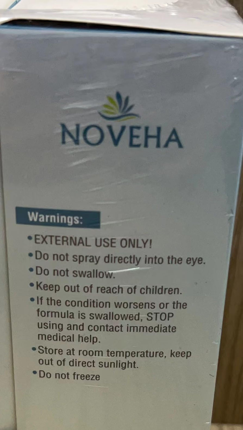NOVEHA Eyelid Cleanser | Stye Eye Treatment | Eye Lid Cleaning | Dry Relief | Fast Acting Soothing Cleansing Formula | Pure and Gentle Lash Hypochlorous Acid Eyelid Spray (1oz - 1 Pack) 1oz - 1 Pack