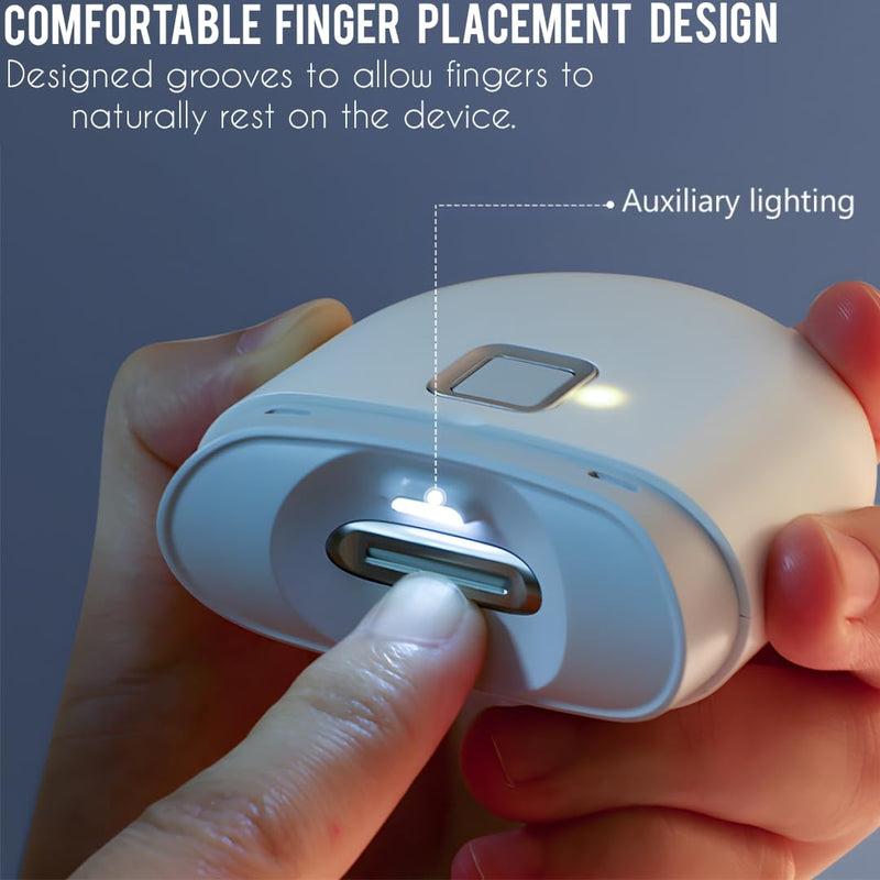 New Rechargeable Electric Nail Clippers for Adults, Kids & Babies – Lightweight, Dual Speeds, Ultra-Quiet, Built-in Storage, Portable,Durable & Modern.