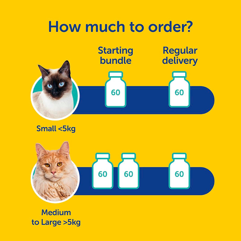 CaniFlow Zooomy Liquid Cat Joint Supplement - Hyaluronic Acid for Hip & Joint Care, Stiffness Relief for Cats, Senior Mobility Support, Easy to Give via Syringe Onto Food, Lasts up to 2 Months, 60ml