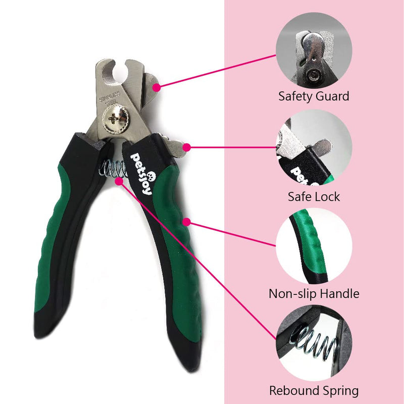 PetsJoy Pet Nail Trimmers Dog Clippers, Size: L, Suitable for Medium and Large Dog, Toenail Trimmer with Razor Sharp Stainless Steel Blades and Anti-Slip Handle - BeesActive Australia
