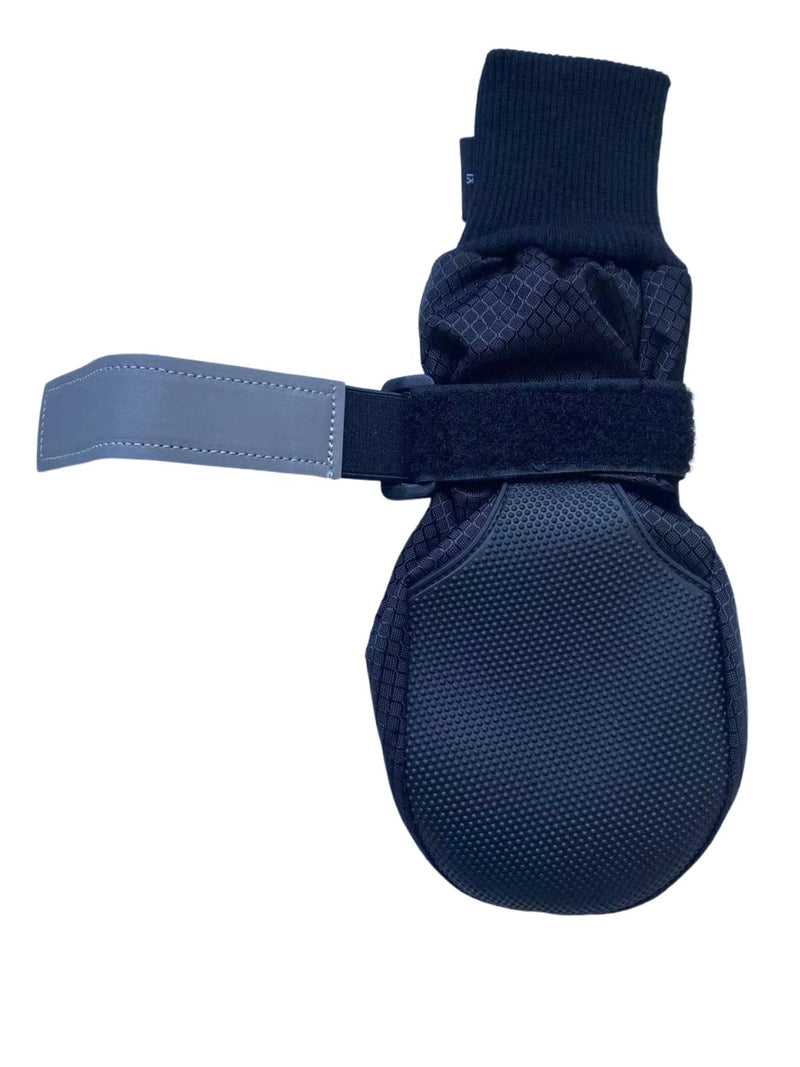 Paw Protector Dog Boots Waterproof Soft Sole and Nonslip Set of 4 Size XL X-Large ( L 3.74 x W 3.15 inch ) Black - BeesActive Australia