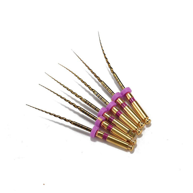 Easyinsmile X-Pro Gold Protaper NITI Rotary Files, 6PCS Endo Controlled Memory Files (S1 25MM) S1 25MM