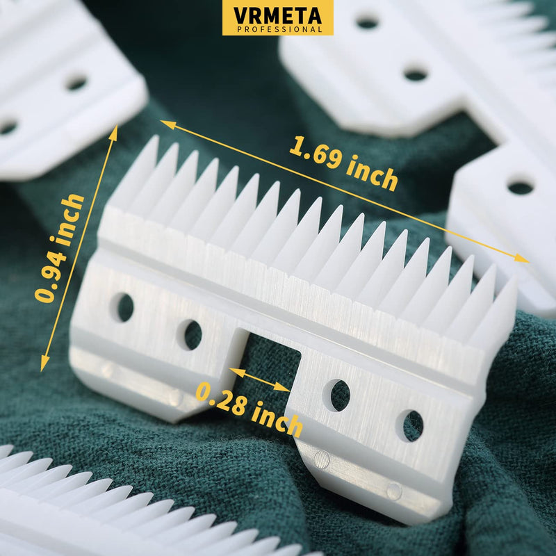 4 Pcs Fast Feed Ceramic Blades Fit Oster Fast Feed Clipper Oster A5 Fast Feed Ceramic Cutters Blade Fast Feed Replacement Blade Fit Wahl KM Series 4 Pcs W - BeesActive Australia