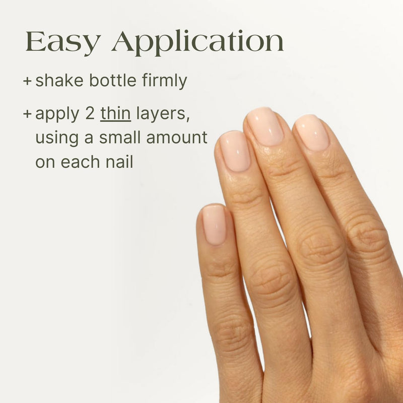 Botanist The Remedy | Nail Strengthening Polish | Repairs & Hardens Nails Damaged from Acrylics, Dip & Gel Manicures | Non-Toxic, 84% Plant Based, 21-Free & Vegan (Blush Dahlia) Blush Dahlia - BeesActive Australia