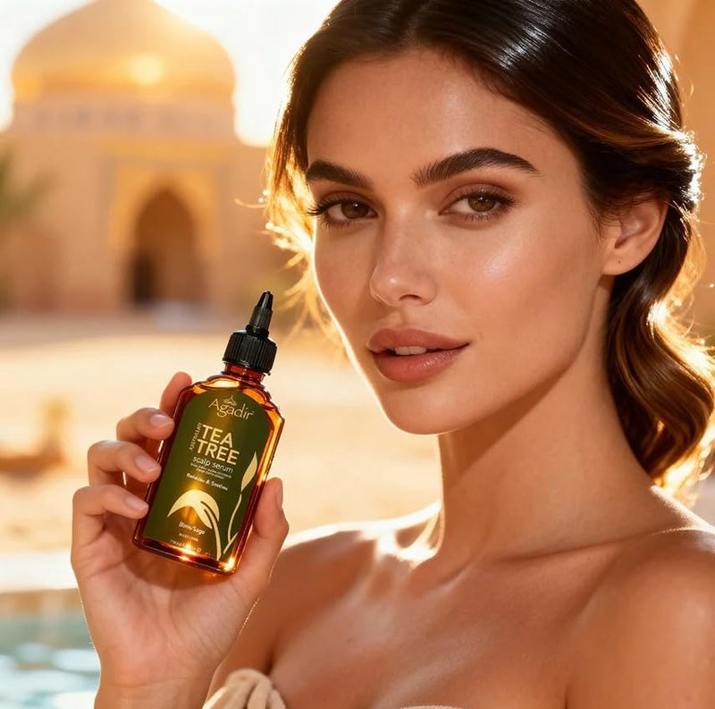 Agadir Australian Tea Tree Scalp Serum with Biotin and Sage, Sulfate Free, 4 fl oz