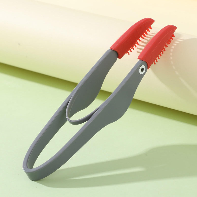 Effective Pet Eye Combs Tweezers Brush For Tear Residues Easily Removal Eye Stain Brush For Booger, orange