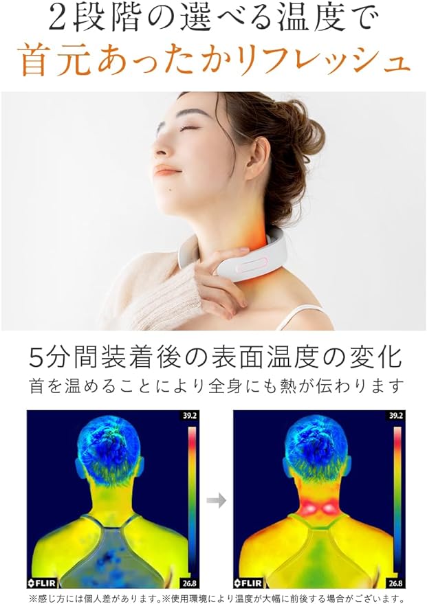 NIPLUX NECK RELAX NIPLLUX NIPLLUX Domestic Manufacturer Nissho Plus Shoulder Neck Cordless Quiet Lightweight Respect for the Aged Day Birthday Present (White) - BeesActive Australia