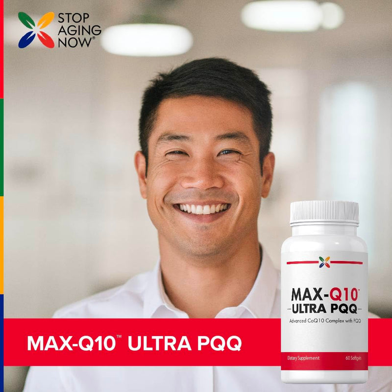 Stop Aging Now - Ultra CoQ10 Complex - 200mg - Antioxidant & Cardiovascular Support - Turmeric Root Extract - 60 Softgels