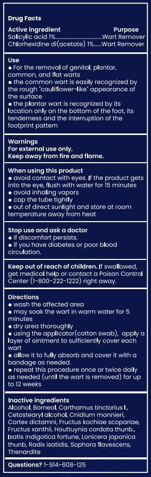Wart Remover, Wart remover ointment, Fast-Acting Wart Ointment, Genital Wart Freeze Off, Wart Cream for Genital Warts, Warts, Plantar Wart, Common Wart, Flat Wart.1