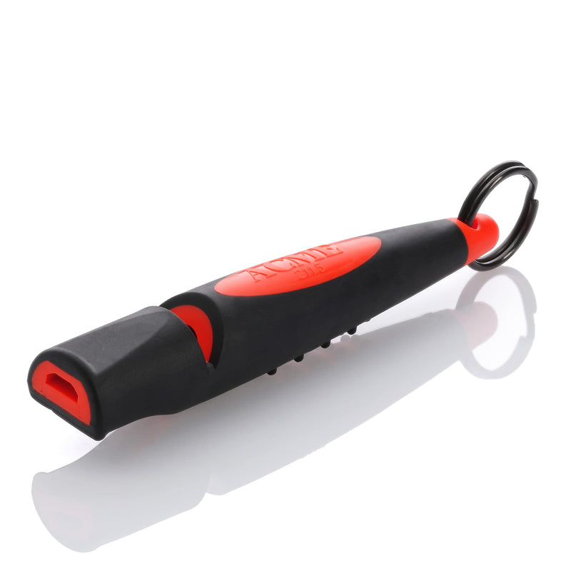 ACME Genuine Professional, BPA-Free Plastic Dog Training Whistle No. 210.5 Alpha with Enhanced Ergonomic Grip, 110 dBA, Short Range, Designed and Made in The UK. Day Glow Orange Black/Day glow Orange - BeesActive Australia