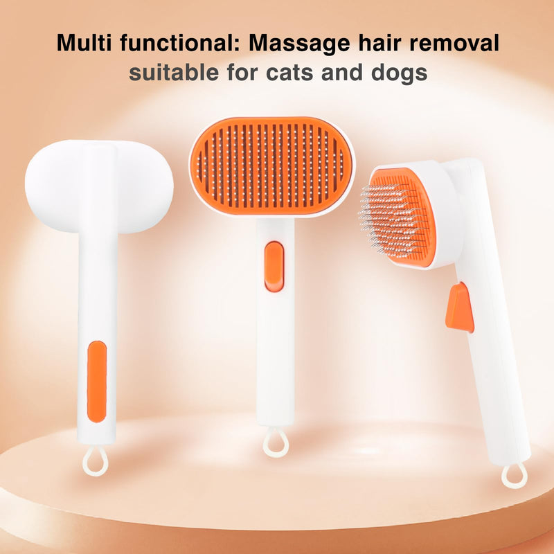 Cat and Dog Brush,Cat Brushes for Indoor Cats,Professional Pet Cat and Dog Rabbit Beauty Brush,Cat Brush for Long or Short Haired Cats,Pet Dog Brush for Removing Tangles and Loose Hair - BeesActive Australia