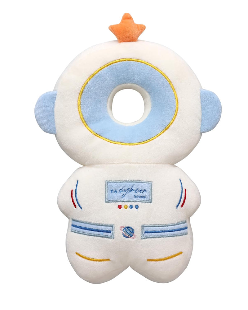 Baby Head Protector Backpack Head Protection Pillow, Baby Helmet for Crawling Walking and Baby Teething Toys 3Pcs Set White Astronaut - BeesActive Australia